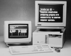 TeleScript NR vintage teleprompter software.